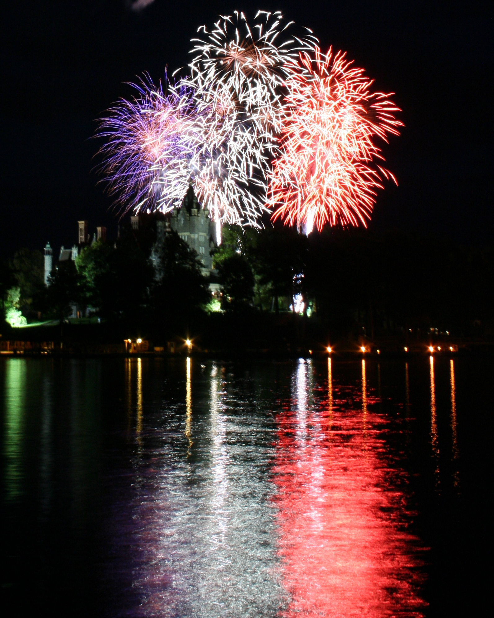 Independance Day Fireworks over Boldt Castle